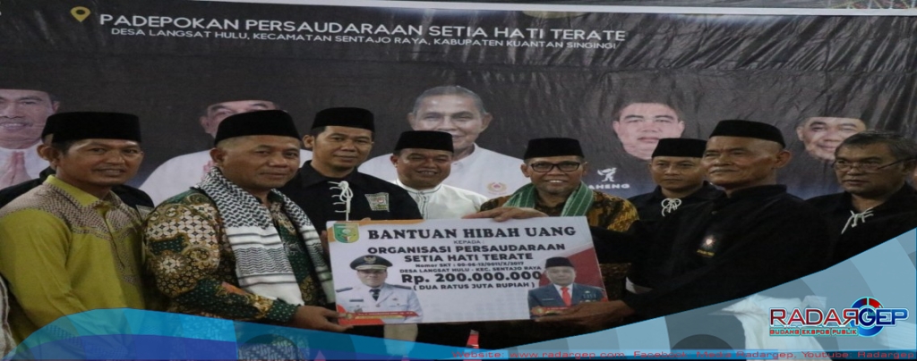 Hadiri Halal Bihalal PSHT Pemkab Kuansing Beri Bantuan Dana Hibah RP 200 Juta